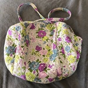 Vera Bradley floral watercolor duffel bag